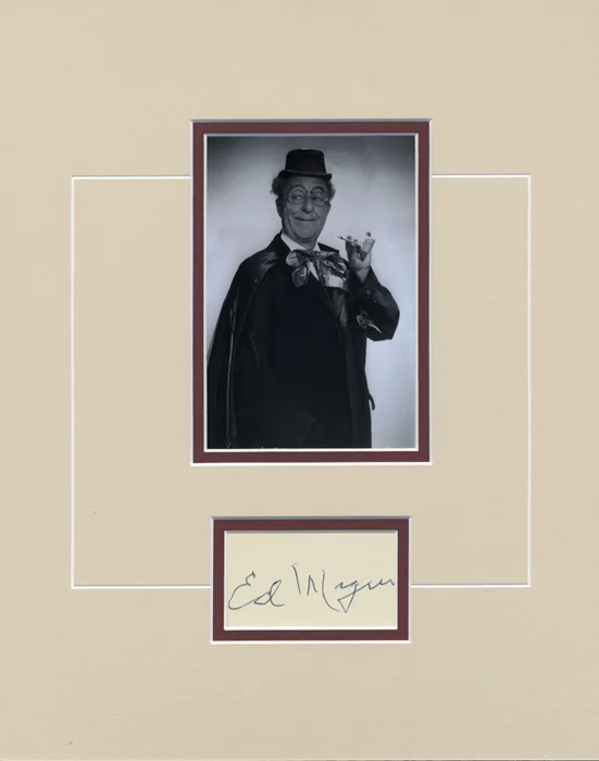 Ed Wynn autograph