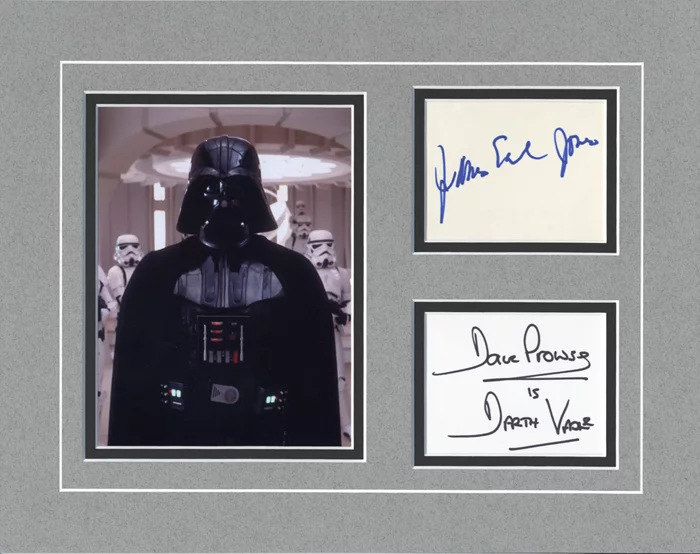 Darth Vader autograph
