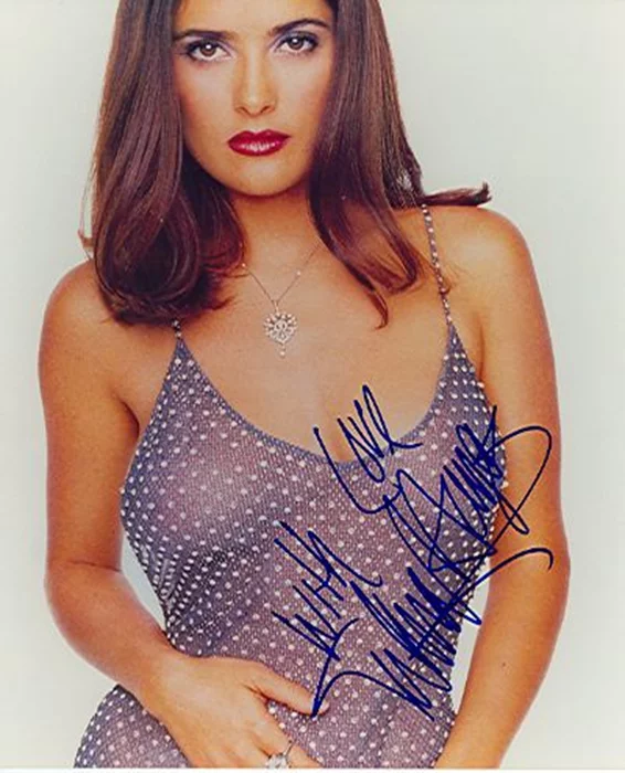 Salma Hayek autograph