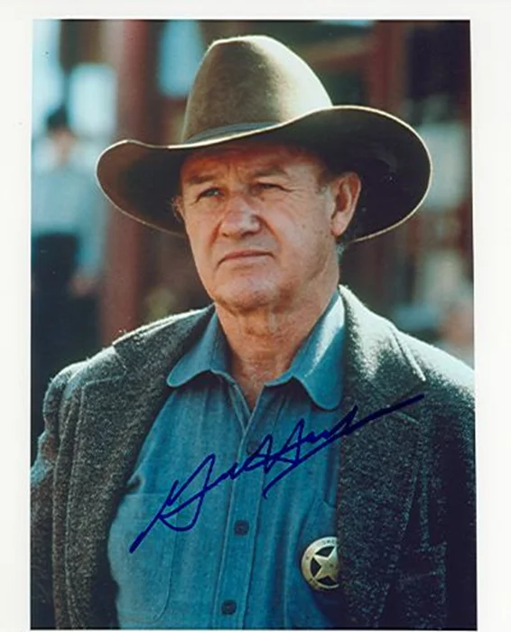 Gene Hackman autograph
