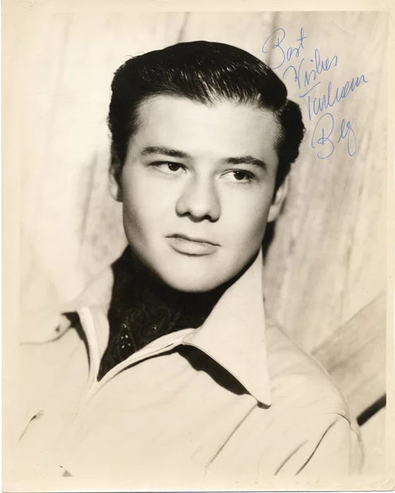 Turhan Bey autograph