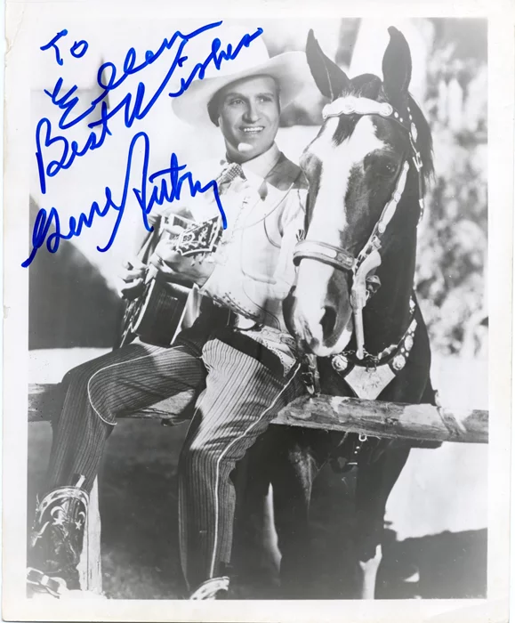 Gene Autry autograph