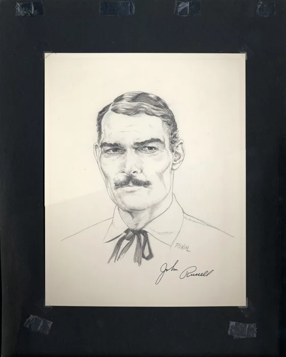 John Russell autograph
