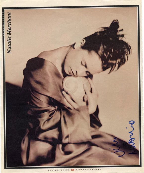 Natalie Merchant autograph