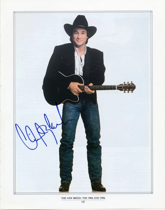 Clint Black autograph
