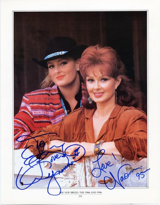 The Judds autograph