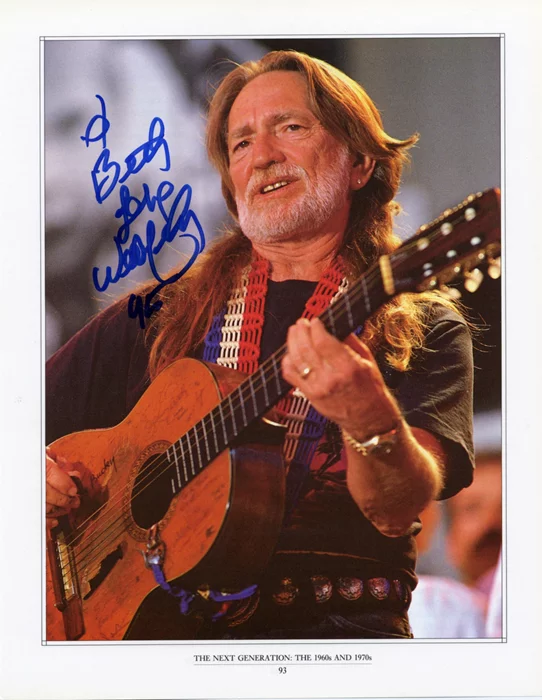 Willie Nelson autograph
