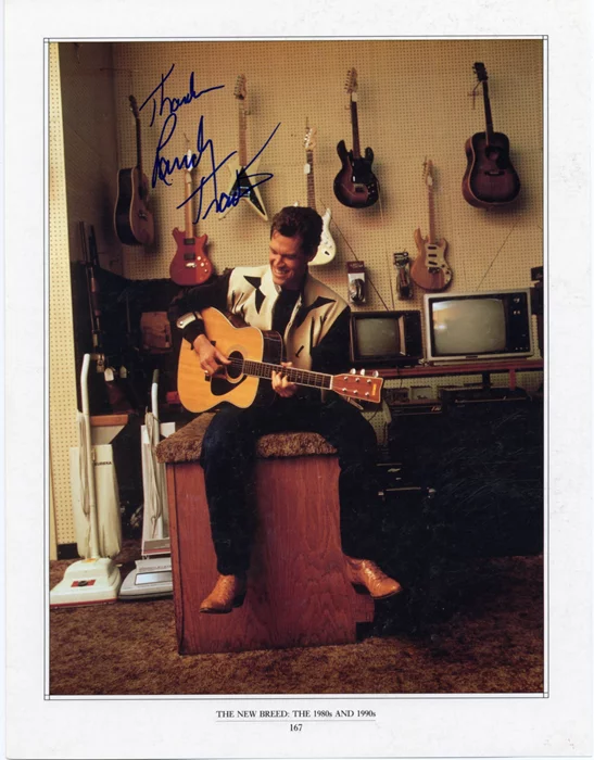 Randy Travis autograph