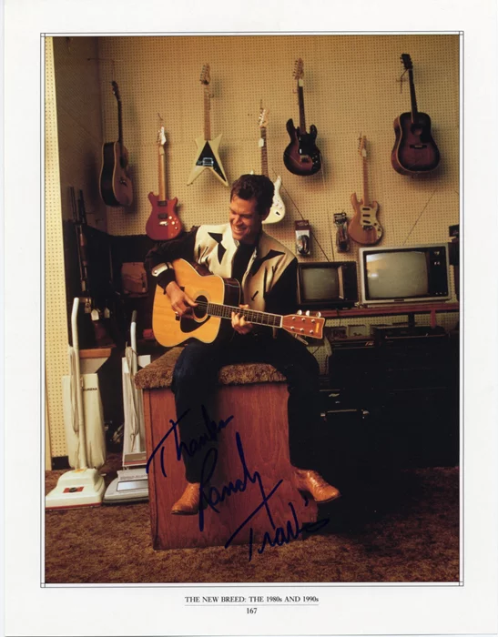 Randy Travis autograph