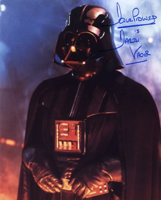 Dave Prowse autograph