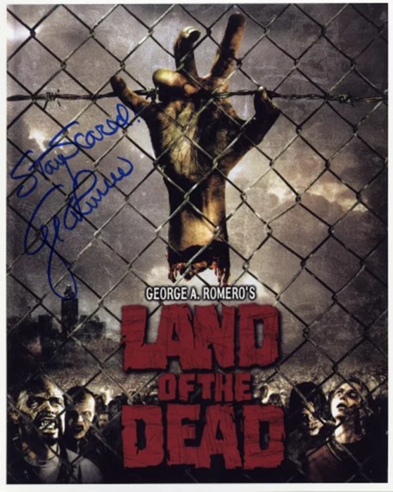 George Romero autograph