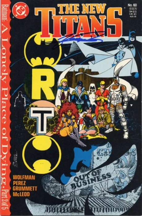 George Perez autograph