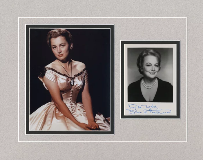 Olivia DeHavilland autograph