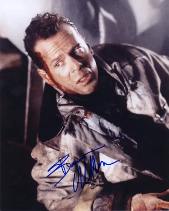 Bruce Willis autograph