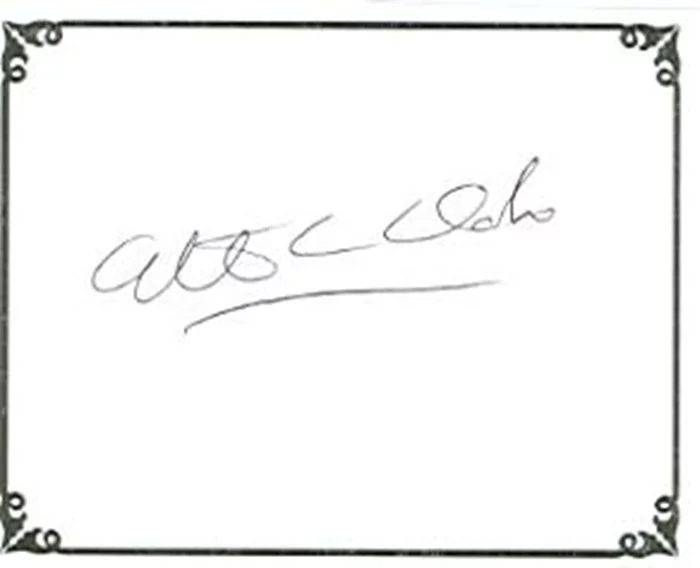 Arthur C. Clarke autograph