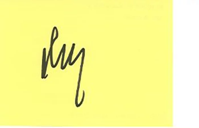 Mickey Rooney autograph