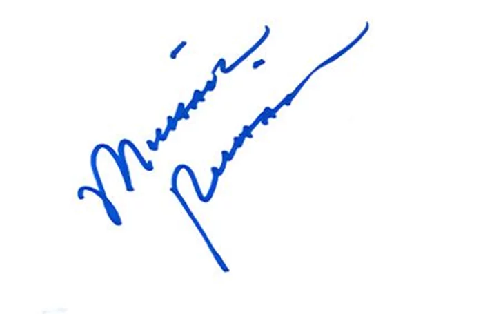 Michael Richards autograph