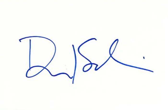 David Schwimmer autograph