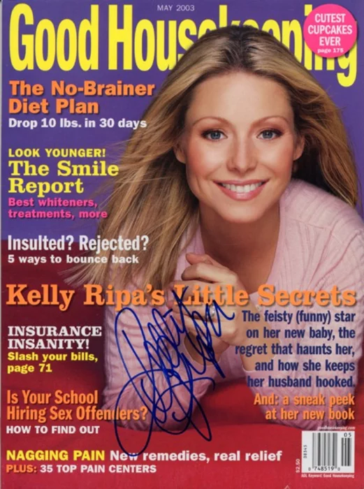 Kelly Ripa autograph