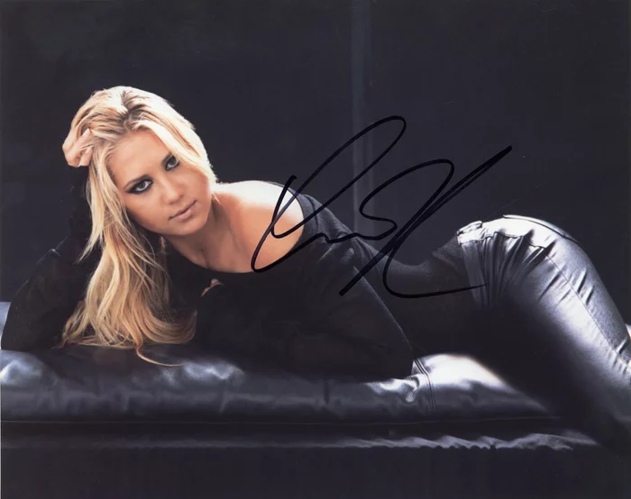 Anna Kournikova autograph