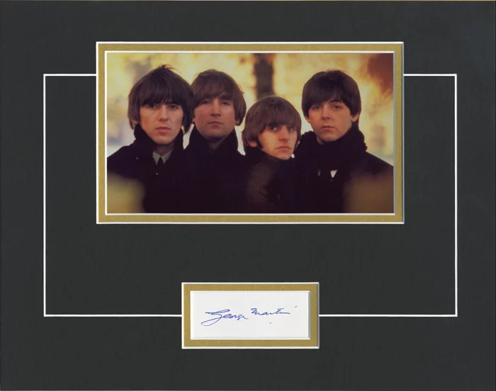 George Martin autograph
