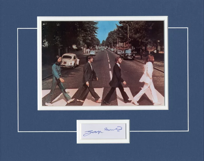 George Martin autograph