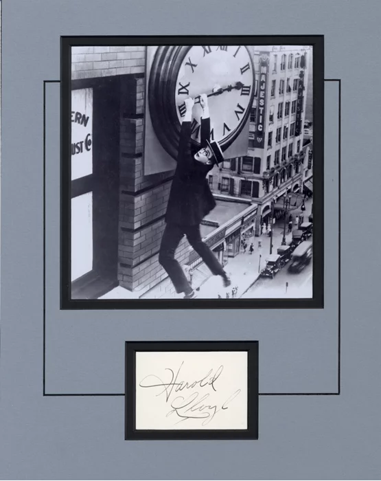 Harold Lloyd autograph
