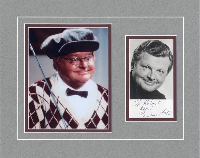 Benny Hill autograph