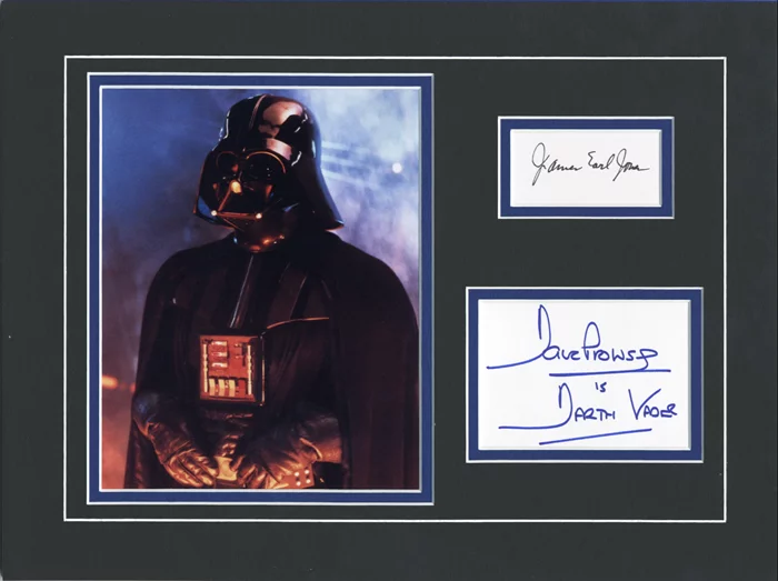 Darth Vader autograph
