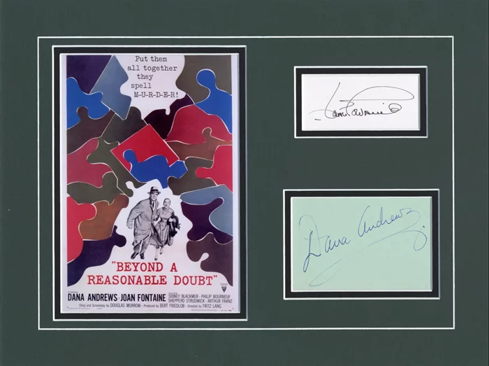 Beyond A Reasonable Doubt autograph