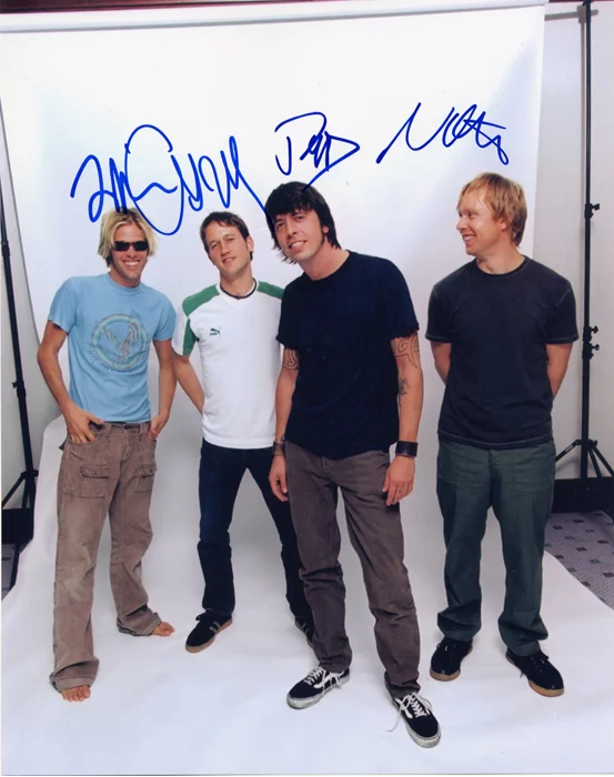 Foo Fighters autograph