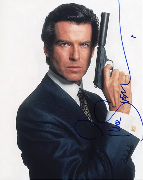Pierce Brosnan autograph