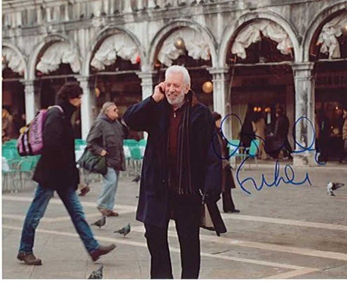 Donald Sutherland autograph