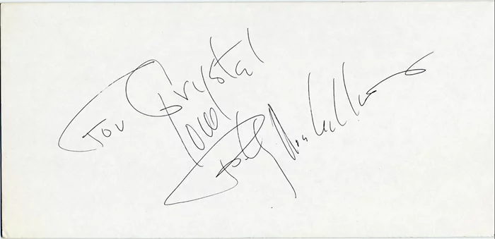 Billy Dee Williams autograph