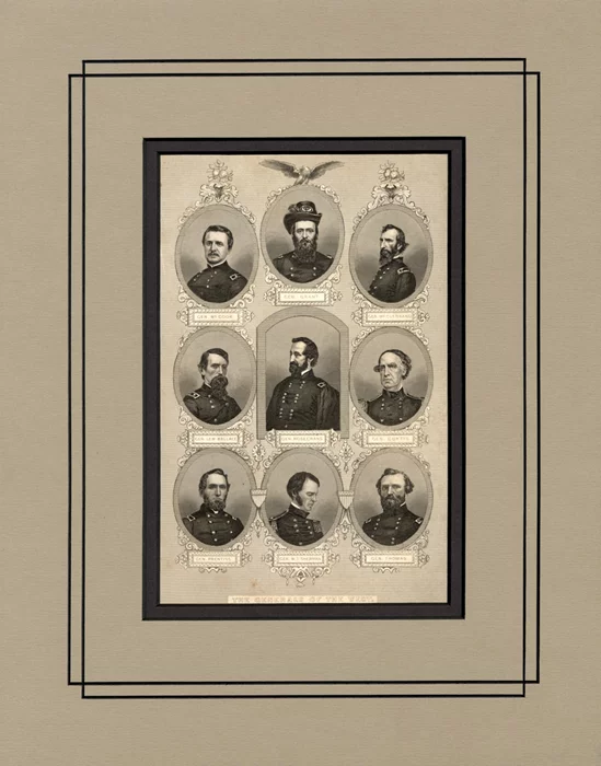 Civil War Generals Of The West autograph