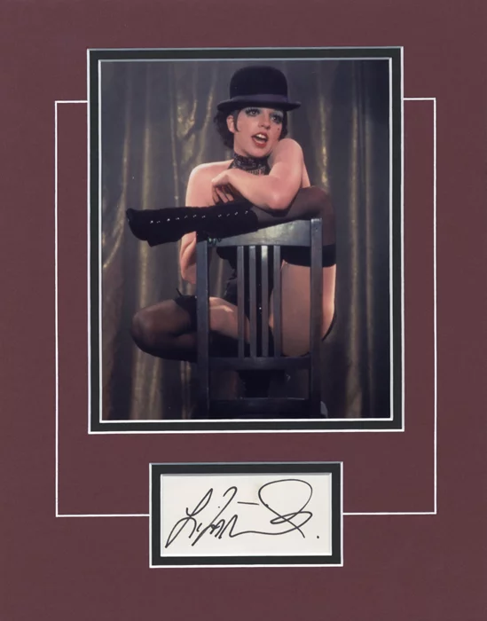 Liza Minnelli autograph