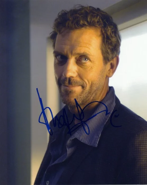 Hugh Laurie autograph