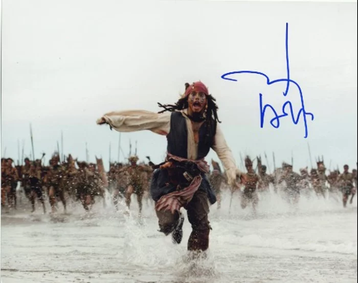 Johnny Depp autograph