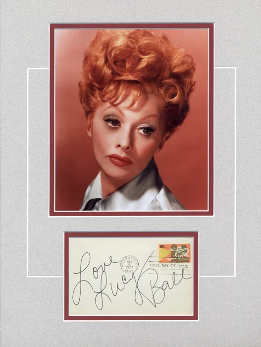 Lucille Ball autograph