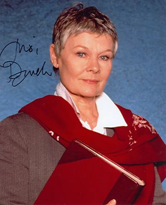 Judi Dench autograph