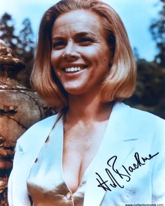 Honor Blackman autograph