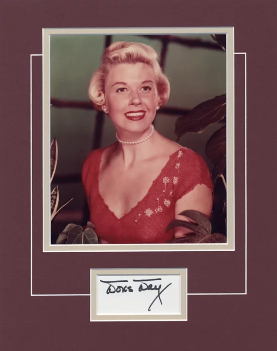 Doris Day autograph