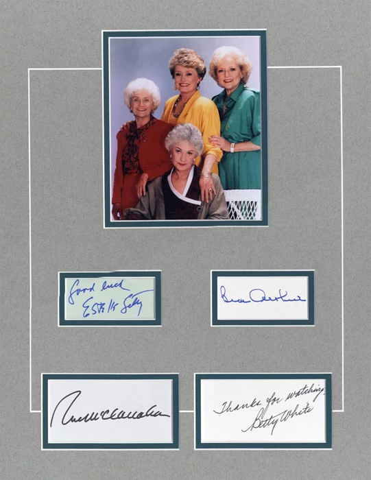 The Golden Girls autograph