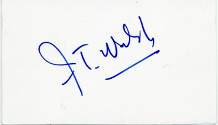J.T. Walsh autograph