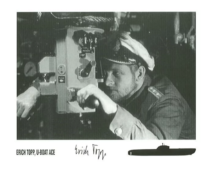 Erich Topp autograph