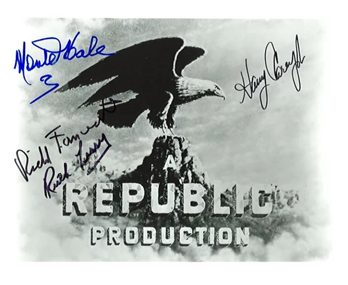 Republic Logo autograph