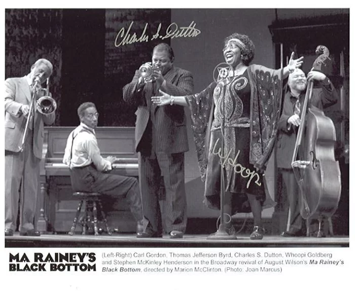 Ma Rainey's Black Bottom autograph