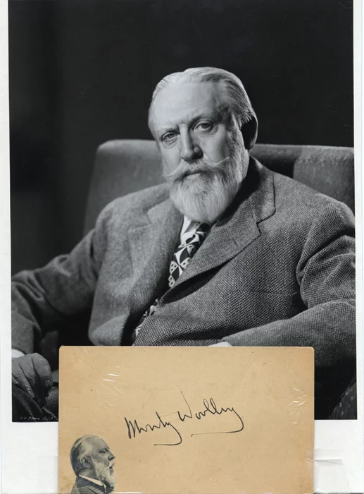 Monty Woolley autograph