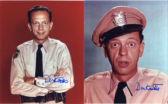 Don Knotts autograph