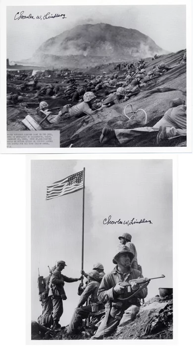 Charles W. Lindberg autograph